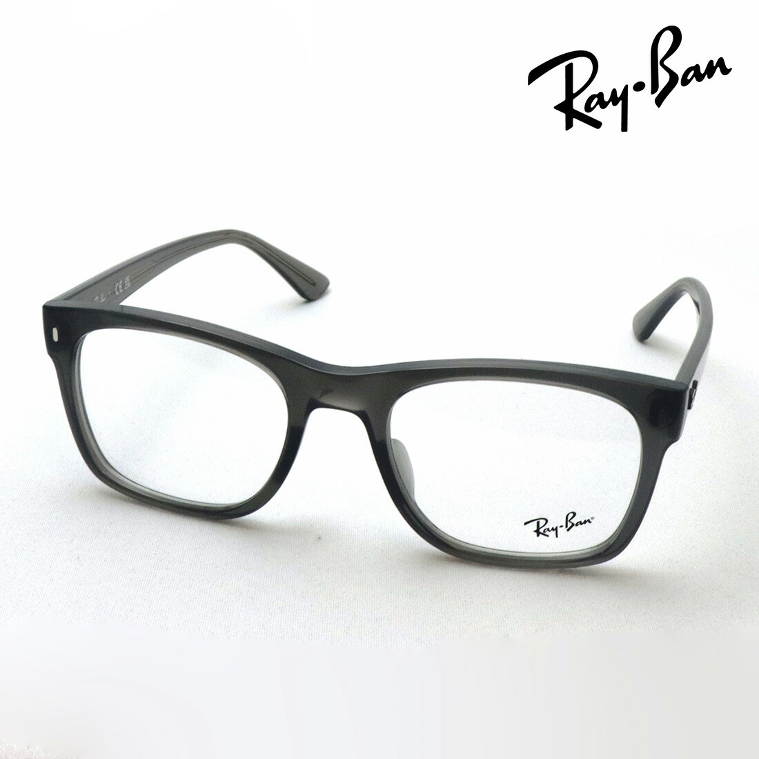 NewModel レイバン メガネ フレーム 正規品 Ray-Ban RX7228F 8257 伊達メガネ 度付き ブルーライト カット 眼鏡 RayBan スクエア グレー系|グラスマニア -Tokyo Aoyama-