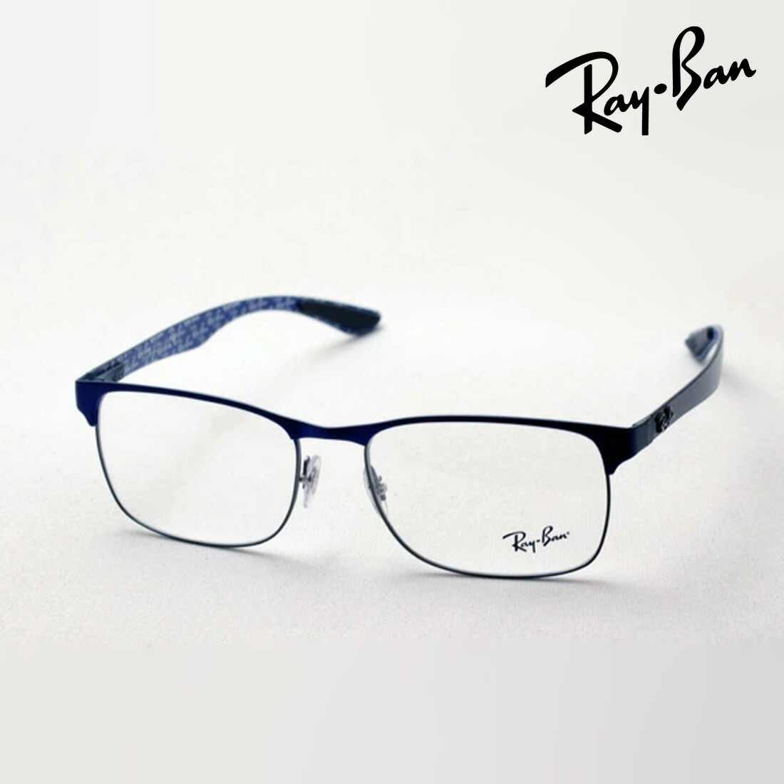 プレミア生産終了モデル レイバン メガネ フレーム 正規品 Ray-Ban RX8416 2914 伊達メガネ 度付き ブルーライト カット 眼鏡 メタル RayBan スクエア|グラスマニア -Tokyo Aoyama-