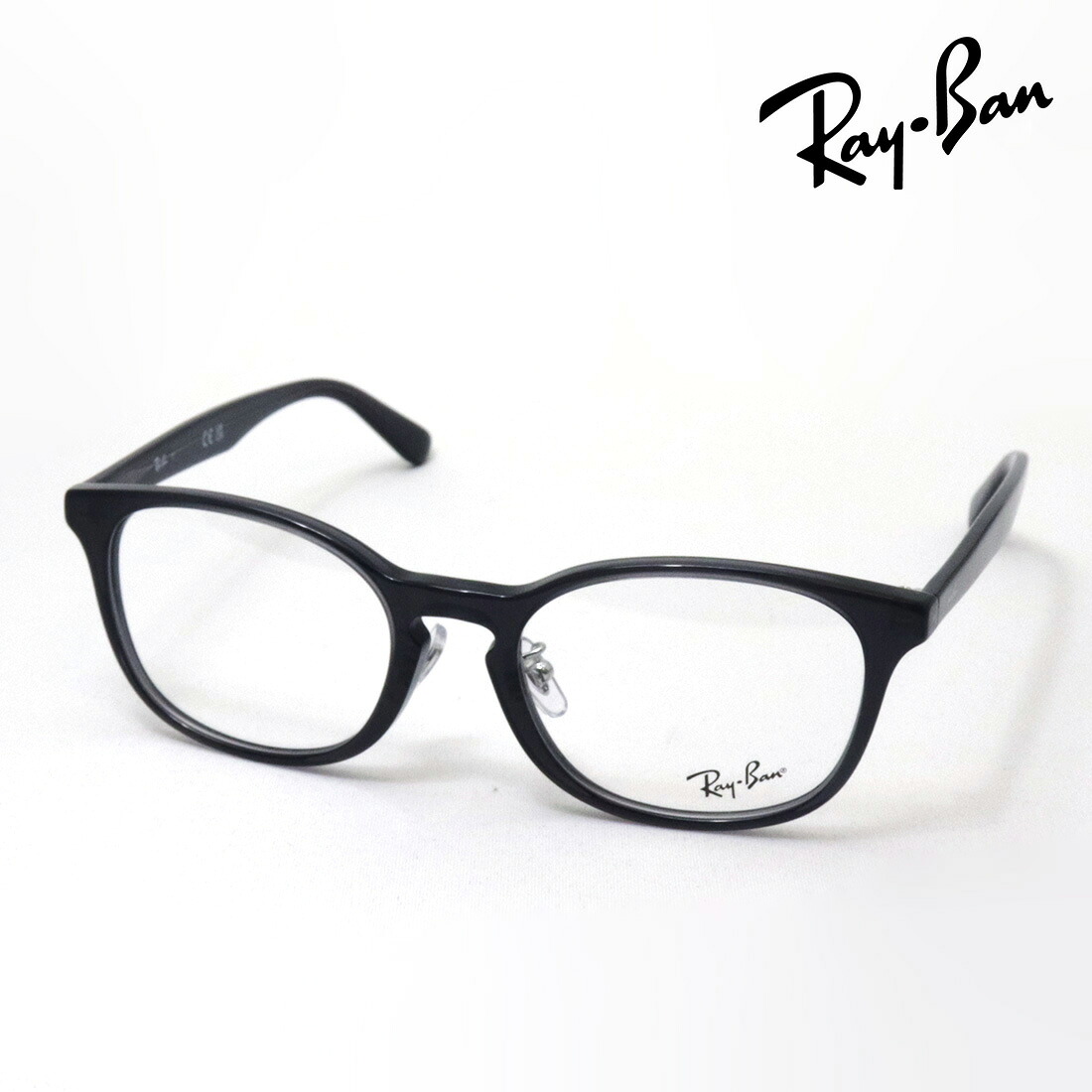 レイバン メガネ フレーム 正規品 Ray-Ban RX5386D 5920 51 伊達メガネ 度付き ブルーライト カット 眼鏡 RayBan ウェリントン グレー系｜グラスマニア -Tokyo Aoyama-