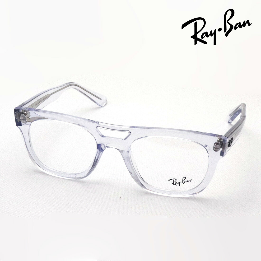 アウトレット レイバン メガネ フレーム 正規品 PHIL フィル Ray-Ban RX7226 8321 伊達メガネ 度付き ブルーライト カット 眼鏡 サスティナブル RayBan スクエア クリア系