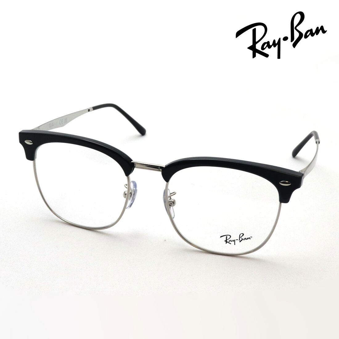 NewModel レイバン メガネ フレーム 正規品 Ray-Ban RX7318D 2000 54 伊達メガネ 度付き ブルーライト カット 眼鏡 黒縁 RayBan ブロー ブラック系