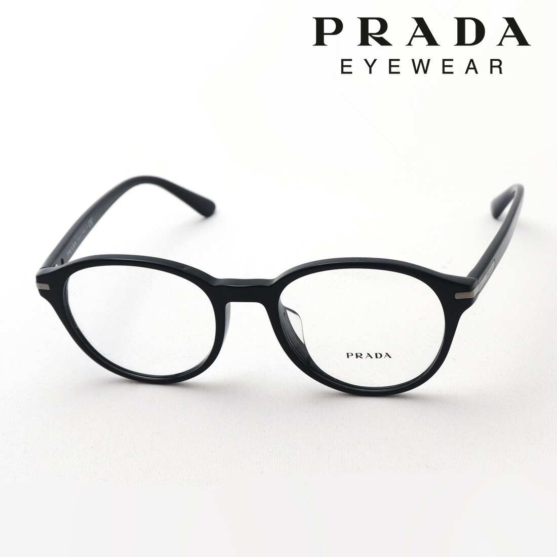 楽天市場】【プラダ メガネ 正規販売店】 Made In Italy PRADA PR58YV YDC1O1 丸 メガネ メタル 伊達メガネ 度付き  ブルーライト カット 眼鏡 黒縁 HERITAGE ラウンド ブラック系 : グラスマニア -Tokyo Aoyama-