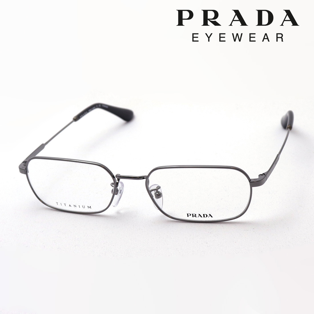 プラダ正規商品販売店 正規販売店 全国送料無料 メガネ プラダ 5av1o1 Japan Prada In プラダ 年中無休 17時までのご注文は即日発送 あす楽17時まで受付 Newmodel Pr59wvd 伊達メガネ 度付き ブルーライト カット 眼鏡 Conceptual スクエア Made In Japan