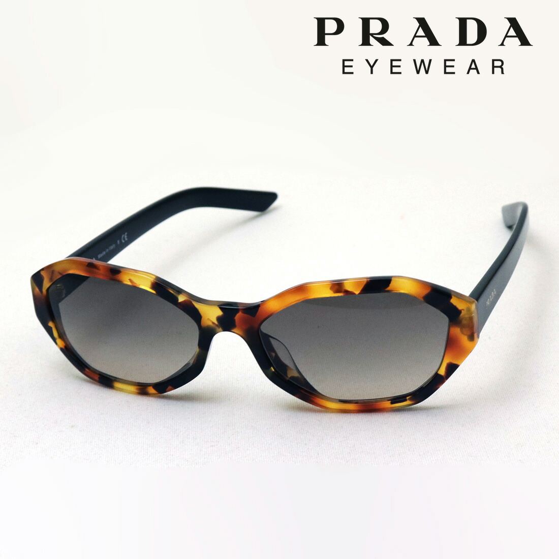 おすすめ価格 プラダ サングラス 正規販売店 Prada Prvsf Uf33d0 レディース Conceptual Made In Italy スクエア トータス系 Sehm Tor Voli Me