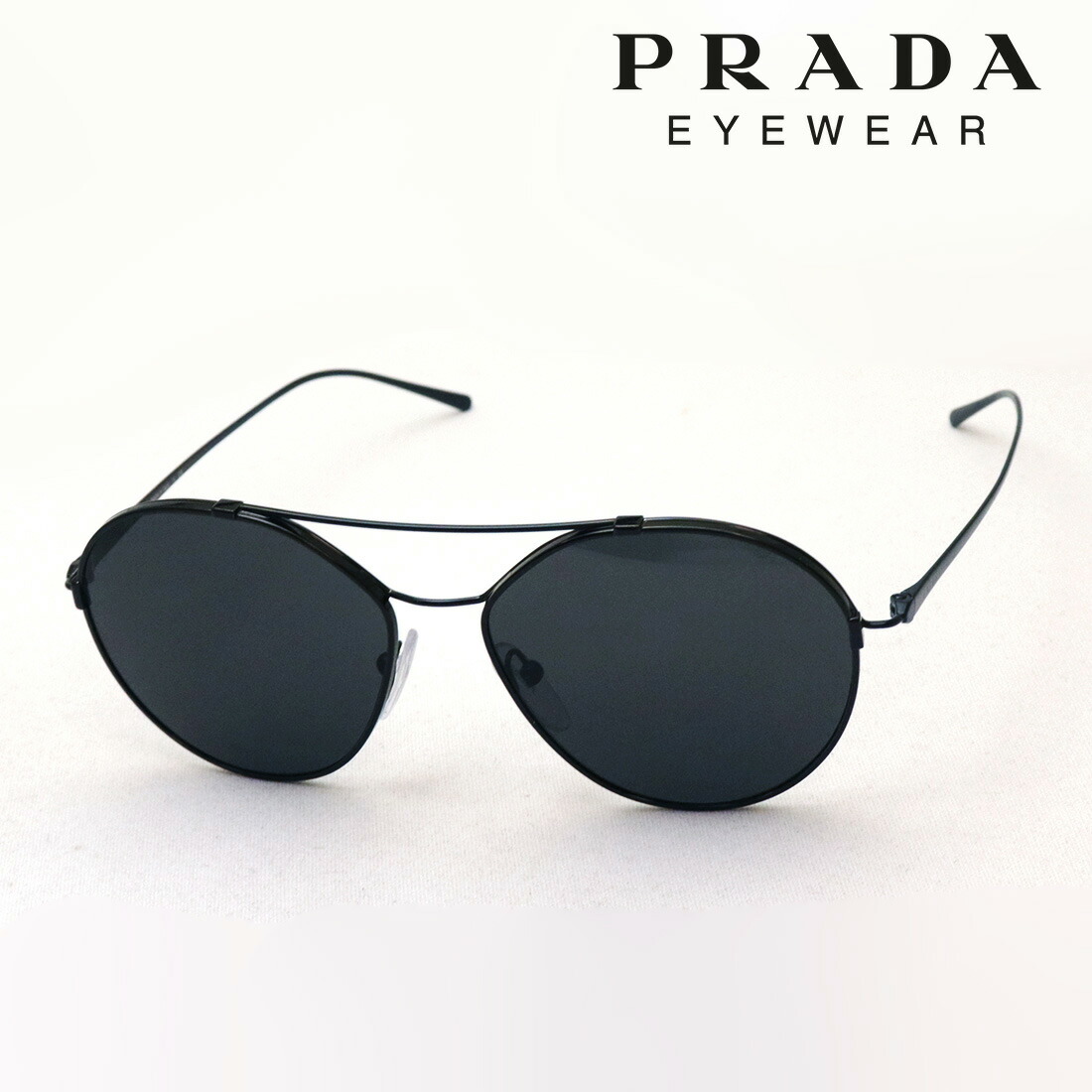 送料込 おすすめ価格 プラダ サングラス 正規販売店 Prada Pr56us 1ab5s0 レディース Conceptual Made In Italy ラウンド ブラック系 Sehm 代引き手数料無料 Stemworldeducationalservices Com