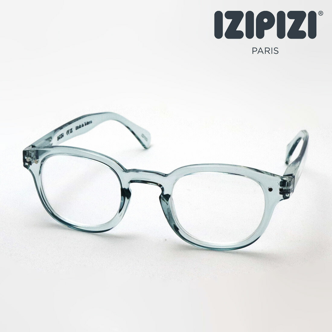 NewModel 【イジピジ 正規販売店】 IZIPIZI 老眼鏡 リーディンググラス シニアグラス SC LMS #Cモデル C237 女性 男性 おしゃれ ボストン ブルー系