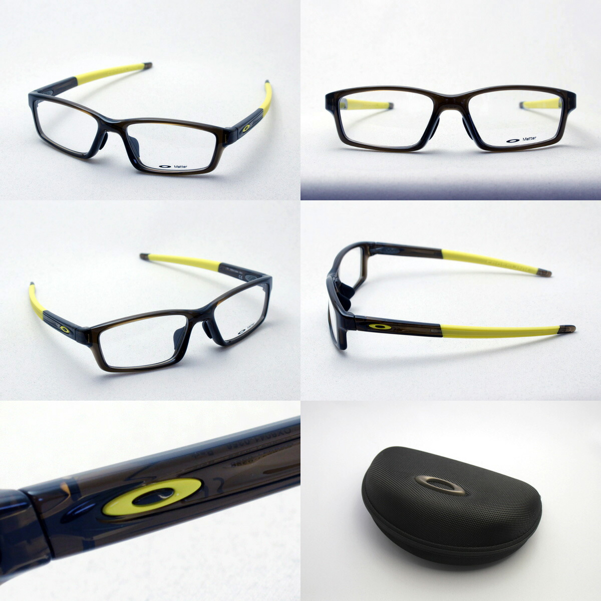 楽天市場 オークリー公認店 オークリー メガネ Ox8041 0356 伊達メガネ 度付き ブルーライト カット 眼鏡 クロスリンクピッチ アジアンフィット Oakley Crosslink Pitch Asia Fit スクエア グラスマニア Tokyo Aoyama