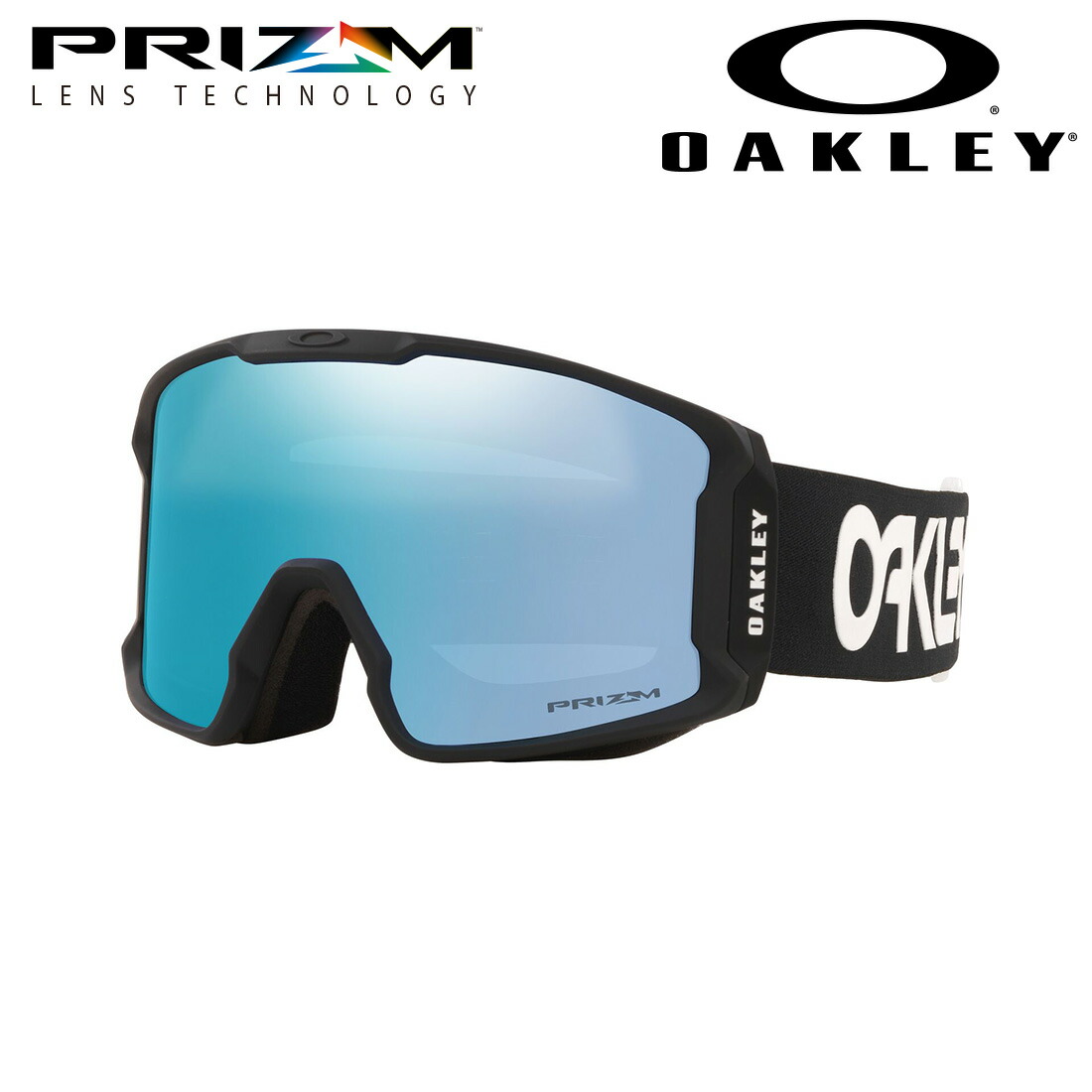 NewModel オークリー ゴーグル プリズム スノー ライン マイナー L グローバルフィット OO7070-65 OAKLEY LINE  MINER GLOBAL FIT PRIZM SNOW ブラック系 【5％OFF】