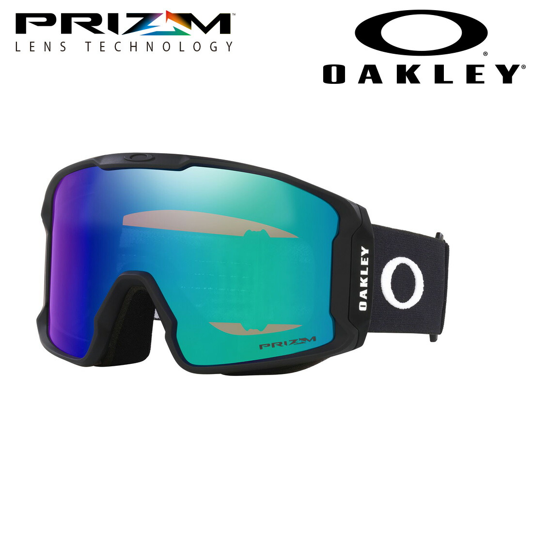 NewModel 【オークリー公認店】 オークリー ゴーグル プリズム スノー ライン マイナー L グローバルフィット OO7070-E5 OAKLEY LINE MINER L GLOBAL FIT PRIZM SNOW ブラック系