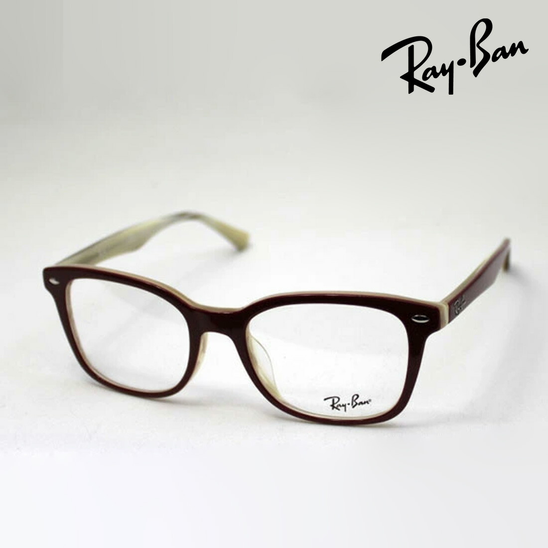 割り増し金生み出すこと締めくくるひな形 レイバン 眼鏡 ひな形 定め事品 Ray-Ban RX5285F 5152 伊達眼鏡 度付き添い人 青碧点火装置 撥ねのける メガネ RayBan ウェリントン
