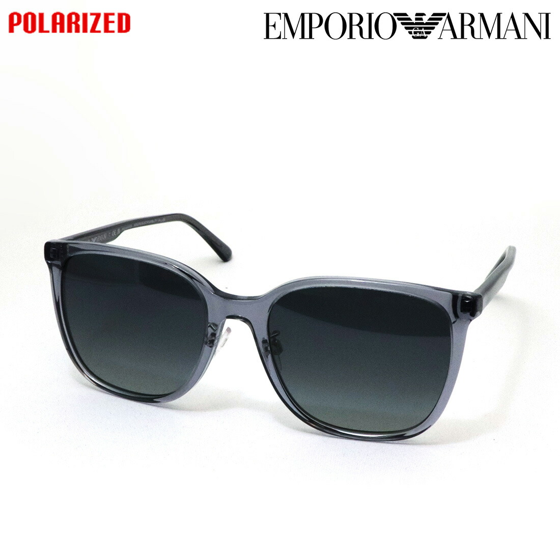 【エンポリオアルマーニ 偏光サングラス 正規販売店】 EMPORIO ARMANI EA4206D 5029T3 エンポリオ アルマーニ スクエア グレー系|グラスマニア -Tokyo Aoyama-