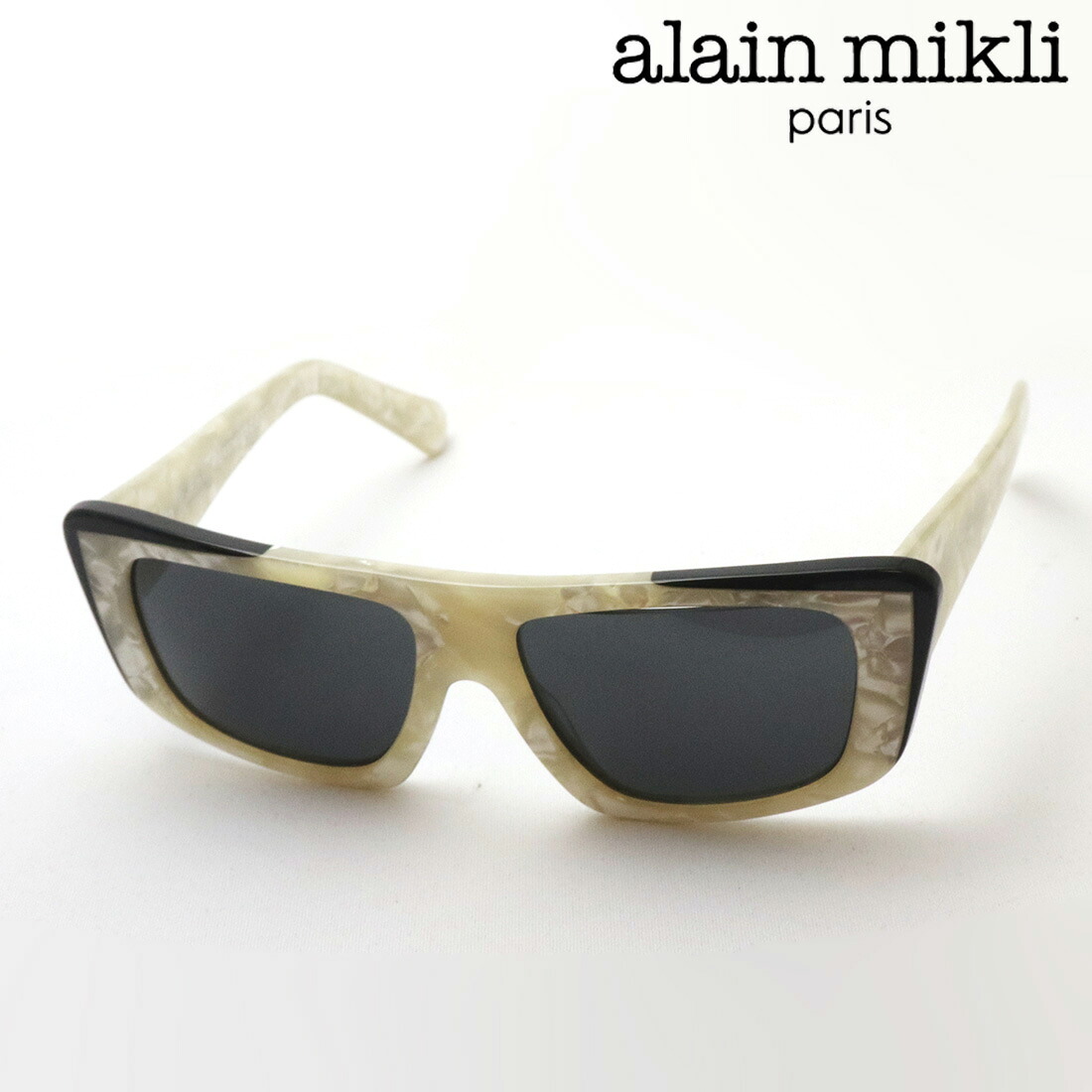 おすすめ価格 【アランミクリ サングラス 正規販売店】 ALAIN MIKLI A05029 00787 レディース Made In Italy スクエア ホワイト系 SEHM 19,388円