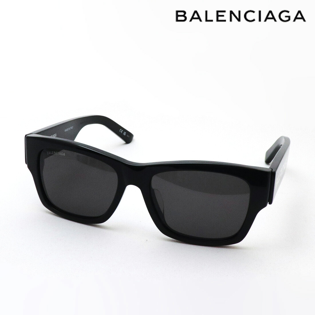 NewModel 【バレンシアガ サングラス 正規販売店】 BALENCIAGA バレンシアガ BB0262SA 001 56 EVERYDAY Made In Italy レディース メンズ レディース スクエア ブラック系