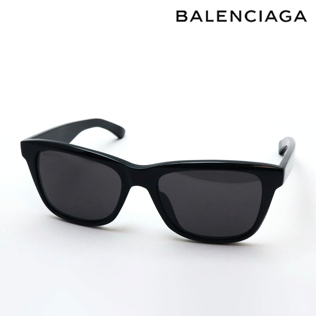NewModel 【バレンシアガ サングラス 正規販売店】 BALENCIAGA バレンシアガ BB0425SK 001 55 EVERYDAY Made In Italy メンズ ウェリントン ブラック系