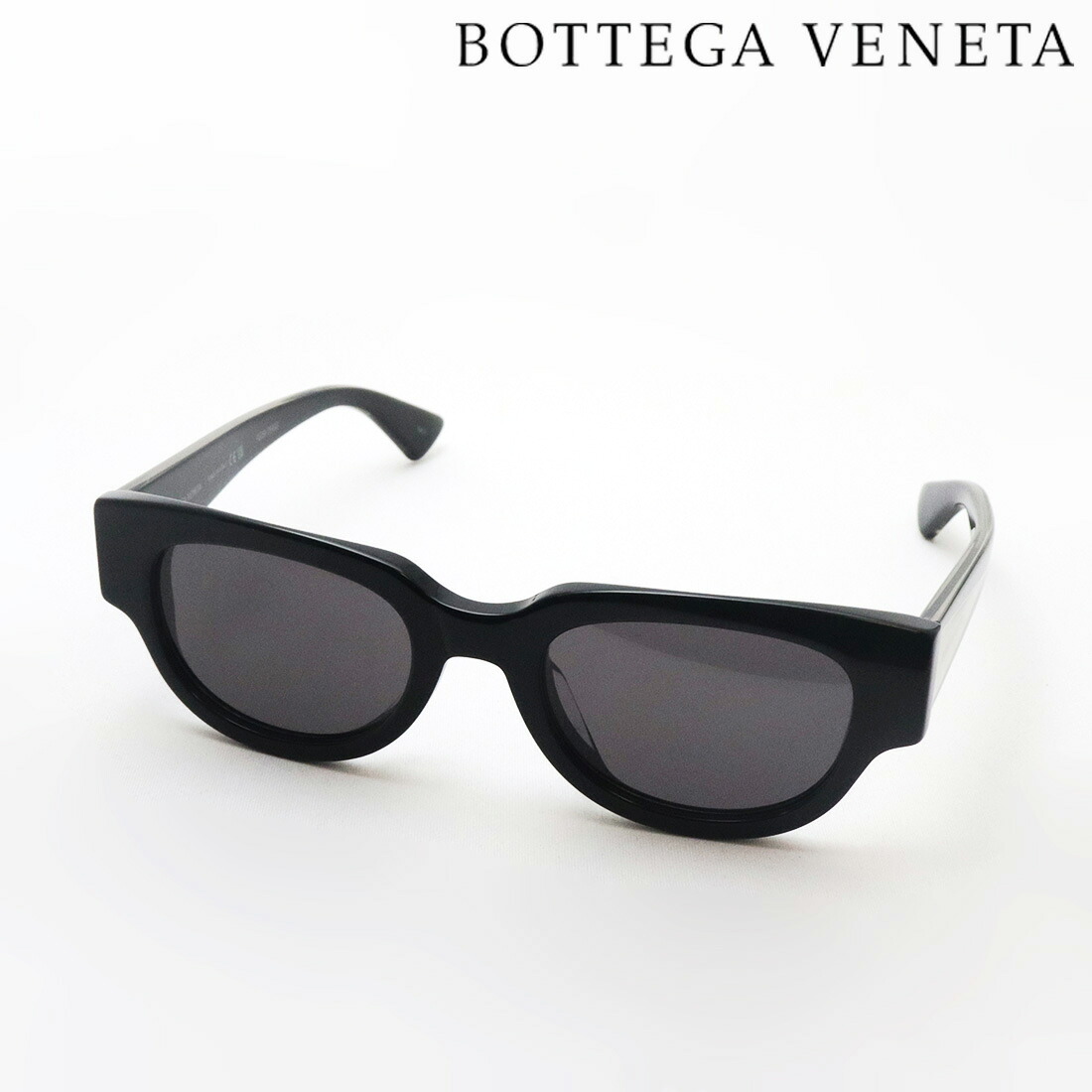 NewModel 【ボッテガ ヴェネタ サングラス 正規販売店】BOTTEGA VENETA BV1278SA 001 NEW CLASSIC ボッテガヴェネタ Made In Italy レディース メンズ フォックス ブラック系｜グラスマニア -Tokyo Aoyama-