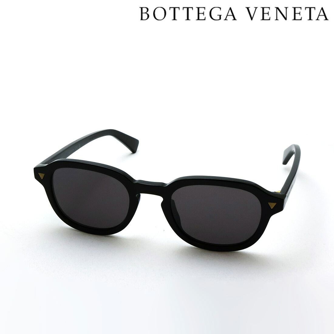 NewModel 【ボッテガ ヴェネタ サングラス 正規販売店】BOTTEGA VENETA BV1364S 001 49 TRIANGLE ボッテガヴェネタ Made In Italy メンズ ボストン ブラック系|グラスマニア -Tokyo Aoyama-