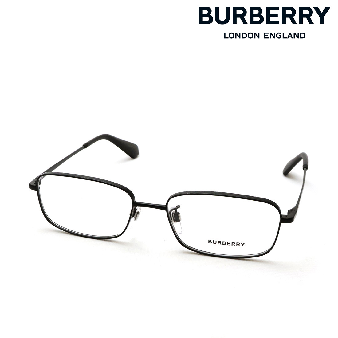 NewModel 【赤ちょうちんバリー 眼鏡 置き目売りわたす店】 BURBERRY BE1402D 1007 55 メンズ 伊達眼鏡 度付き添い人 青色点火装置 とり捨てる メガネ Made In Italy 真四角 黒いこと系