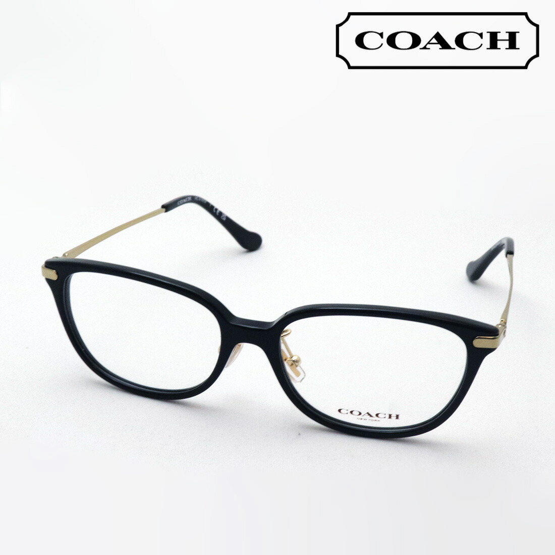 アウトレット 【コーチ メガネ 正規販売店】 COACH HC6185F 5002 54 伊達メガネ 度付き ブルーライト カット 眼鏡 レディース スクエア ブラック系