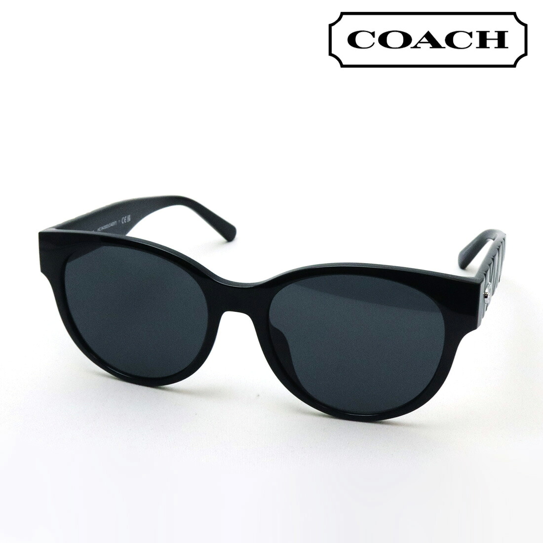 NewModel 【コーチ サングラス 正規販売店】COACH サングラス HC8430D 500287 56 レディース ラウンド ブラック系｜グラスマニア -Tokyo Aoyama-