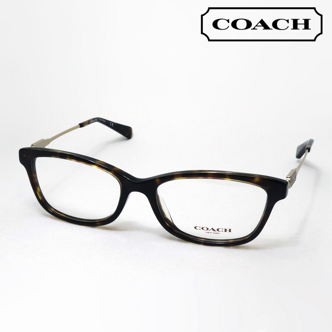 アウトレット 【コーチ メガネ 正規販売店】 COACH HC6163F 5120 54 伊達メガネ 度付き ブルーライト カット 眼鏡 レディース フォックス トータス系|グラスマニア -Tokyo Aoyama-