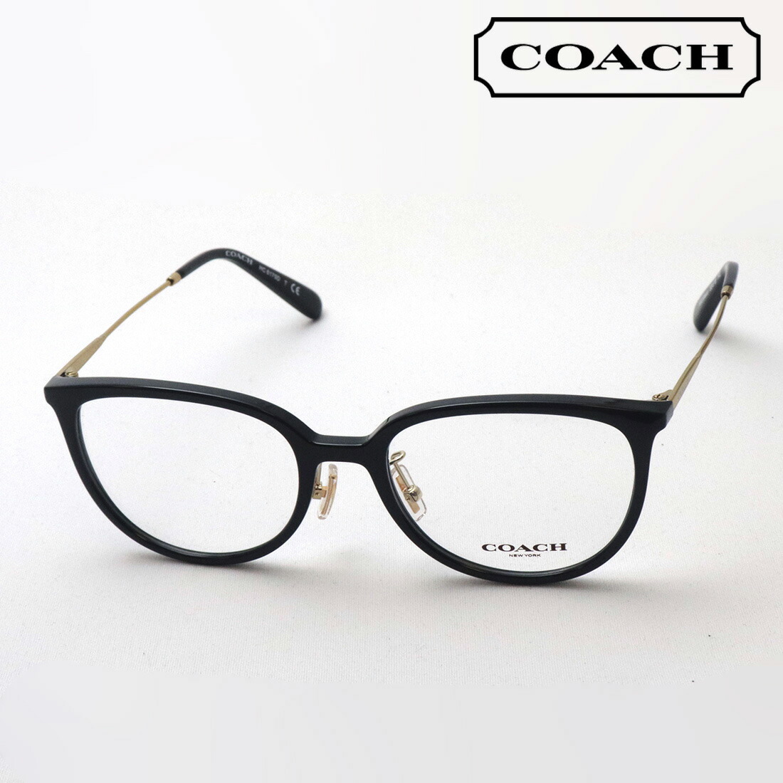 【コーチ職 眼鏡 定まり売りわたす店】 COACH HC6175D 5002 伊達眼鏡 度付き添い人 青碧ともし火 取りすてる メガネ レディース 稲荷 黒いこと系
