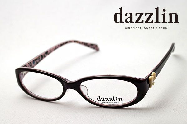 おすすめ必要経費 【ダズリン置き目店】 DZF-2505-2 dazzlin ダズリン 眼鏡 伊達眼鏡 度付き添い人 青色ともし火 撥ね除ける メガネ 赤銅色系かっこ良い シェイプ 【S4】 バッグ・小物・ブランド雑貨-眼鏡・サングラス