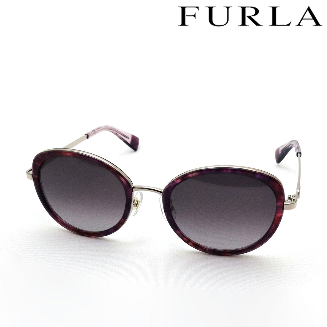 NewModel 【フルラ サングラス 正規販売認定店】FURLA SFU857J 0K1B 52 フォックス ゴールド系
