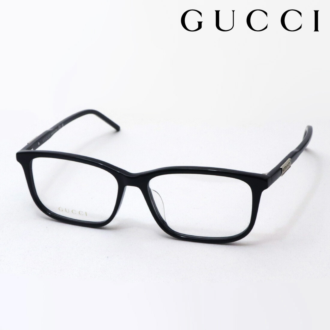 NewModel GUCCI アレッサンドロ 度付き ブラック系 001 眼鏡 ミケーレデザイン 黒縁 GG1159OA In 伊達メガネ