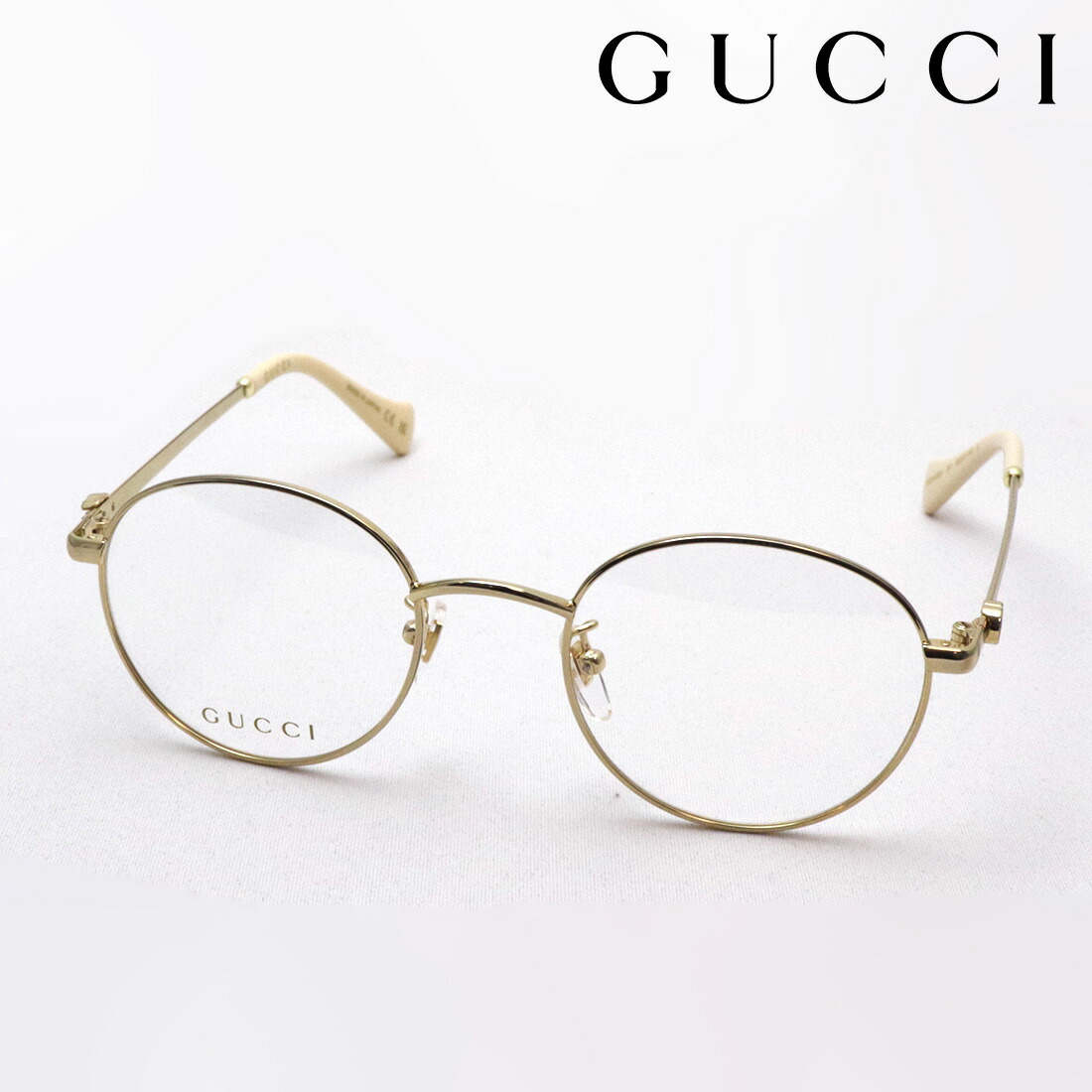 楽天市場】NewModel 【グッチ メガネ 正規販売認定店】 GUCCI GG1613OJ 003 伊達メガネ 度付き 眼鏡 メタル Made In  Japan ラウンド シルバー系 : グラスマニア -Tokyo Aoyama-