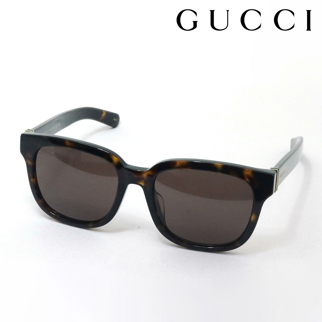 おすすめ価格 【グッチ サングラス 正規販売認定店】 GUCCI アジアンモデル GG1512SK 002 Web Made In Italy レディース ウェリントン トータス系｜グラスマニア -Tokyo Aoyama-