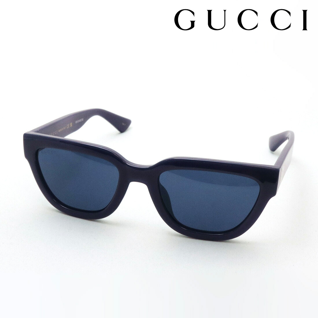 おすすめ必要経費 【グッチ 黒眼鏡 置き目売りわたすお墨付き店】 GUCCI GG1578S 004 EMBLEM Made In Italy レディース  稲荷 パープル系 サングラス-眼鏡・サングラス-バッグ・小物・ブランド雑貨