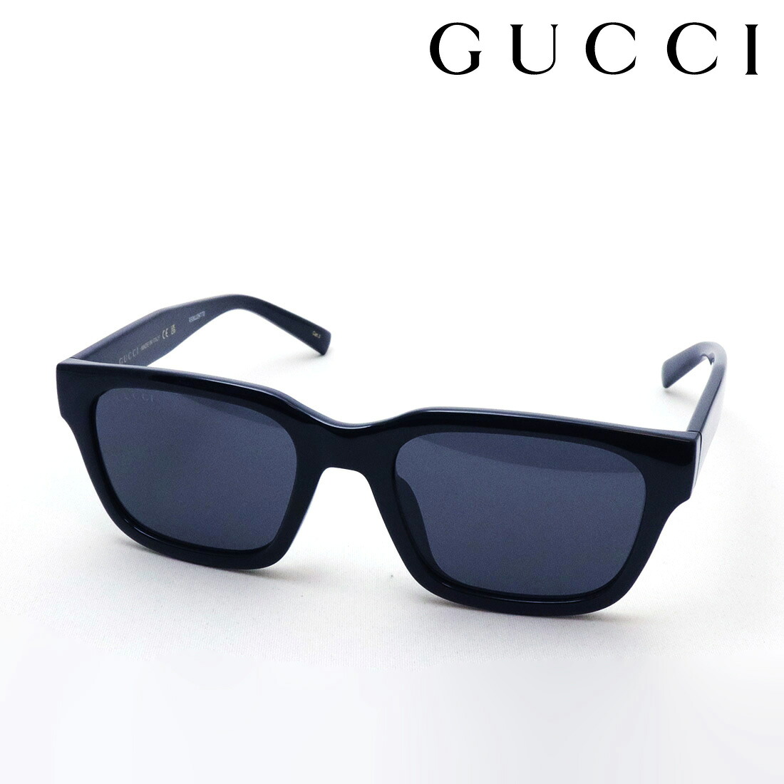 NewModel 【グッチ 黒眼鏡 置き目売りわたす御墨付き店】 GUCCI アジアン模範例 GG1857SK 003 55 SIGN Made In Italy メンズ 真四角 青み系