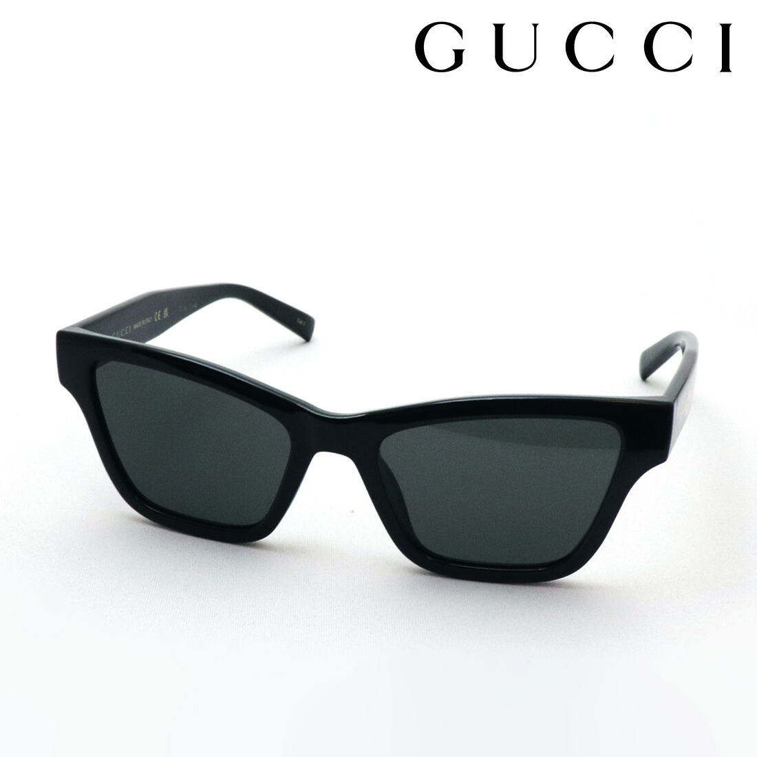 NewModel 【グッチ 黒眼鏡 置き目売りわたす御墨付き店】 GUCCI GG1982S 001 53 SIGN Made In Italy レディース キャットアイ 黒いこと系