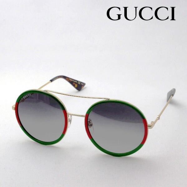 おすすめ価格 【グッチ サングラス 正規販売認定店】 GUCCI GG0061S 003 WEB BLOCK バンブルビー Made In Japan ラウンド|グラスマニア -Tokyo Aoyama-