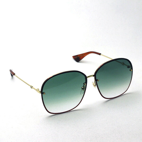 【グッチサングラス正規販売店】GUCCIアレッサンドロ?ミケーレデザインGG0228S001LIGHTNESSバンブルビーMadeInJapanスクエア