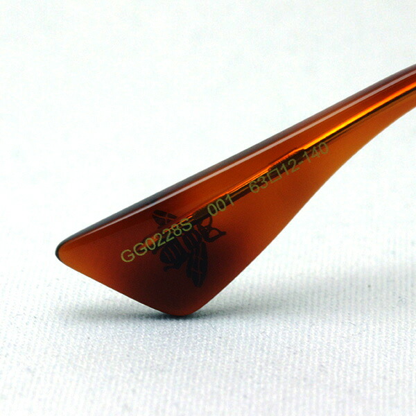 【グッチサングラス正規販売店】GUCCIアレッサンドロ?ミケーレデザインGG0228S001LIGHTNESSバンブルビーMadeInJapanスクエア