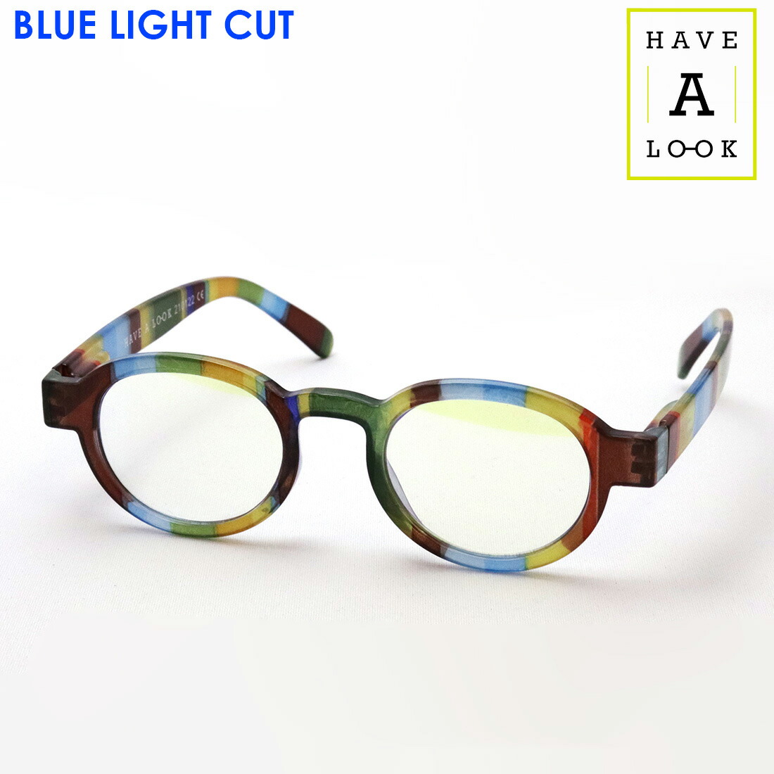 NewModel 【こしき ア ルック 定まり売りわたす店】 Have a look マイコン眼鏡 ブルーライトカット 老眼鏡 読むこと水呑み 年がしら水呑み CIRCLE TWIST ジャングル お上さん 成人男性 今めかしい ラウンド