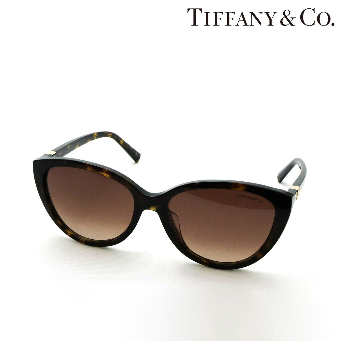 NewModel 【ティファニー サングラス 正規販売店】 TIFFANY&Co. TF4251F 80153B 56 Made In Italy レディース キャットアイ トータス系｜グラスマニア -Tokyo Aoyama-