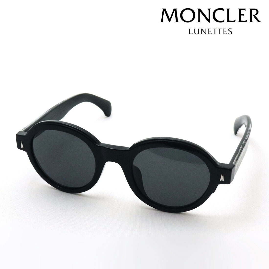 【モンクレール サングラス 正規販売店】 MONCLER ME6003F 300187 48 レディース メンズ RONDOSA ロンドーサ Made In Italy ラウンド ブラック系