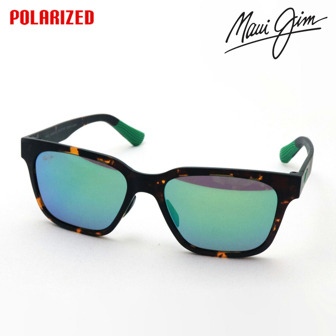 NewModel 【マウイジム 偏光サングラス 正規販売認定店】 Maui Jim マウイジム MJ0631S 002 56 Made In Japan レディース メンズ ミラー ウェリントン トータス系
