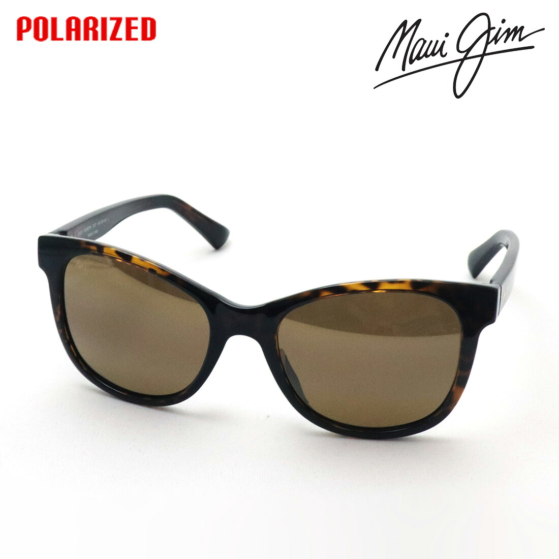 NewModel 【マウイジム 偏光サングラス 正規販売認定店】 Maui Jim マウイジム MJ0671S 002 54 Made In Italy レディース フォックス トータス系|グラスマニア -Tokyo Aoyama-