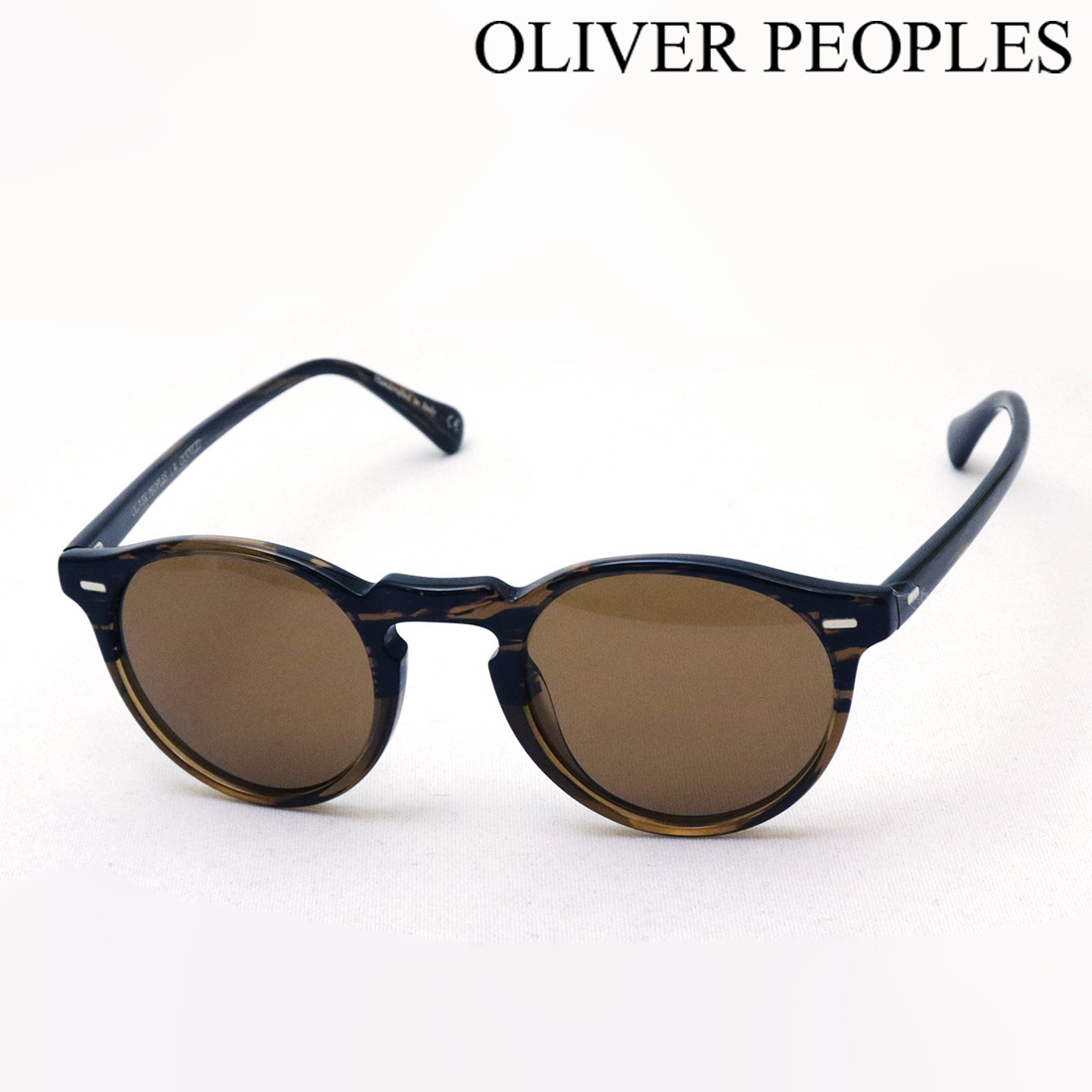 楽天市場 オリバーピープルズ サングラス 正規販売店 Oliver Peoples Ov5217s Gregory Peck Sun Made In Italy ボストン トータス系 Sehm グラスマニア Tokyo Aoyama