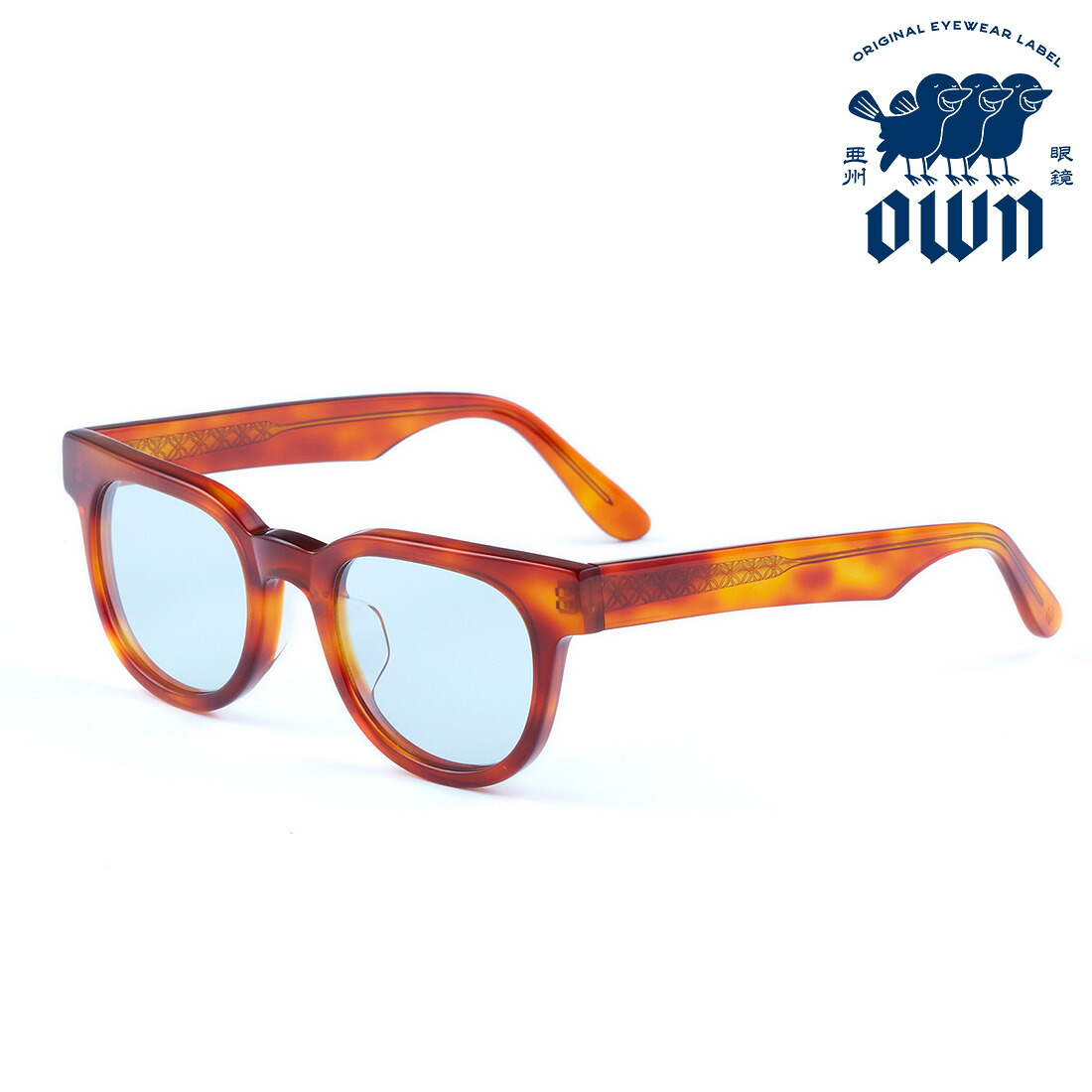 NewModel 【オウン サングラス 正規販売店】 OWN OW-11AM-CYBL #11 ライトカラー ウェリントン ブラウン系