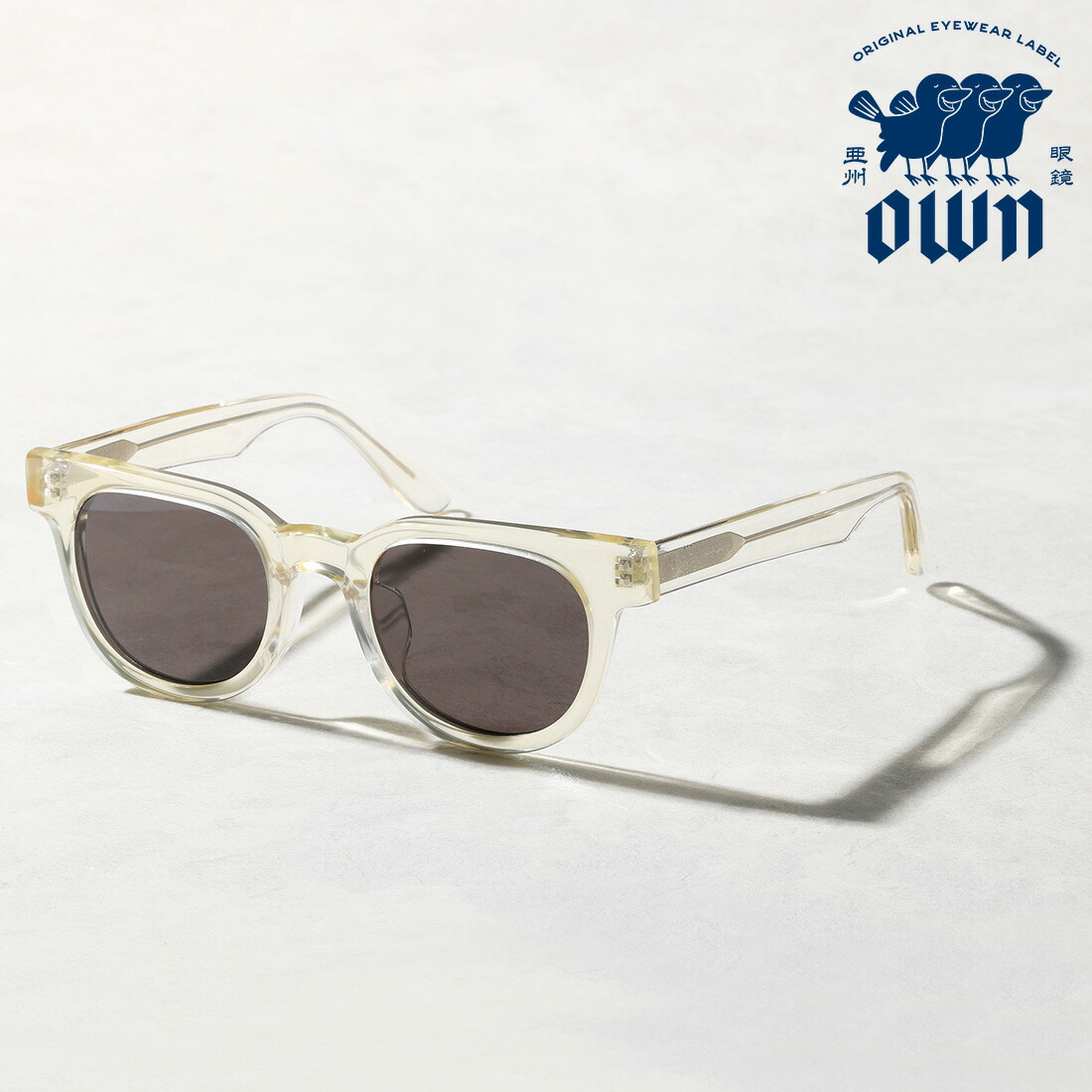 NewModel 【オウン サングラス 正規販売店】 OWN OW-11KH-GY #11 ウェリントン クリア系