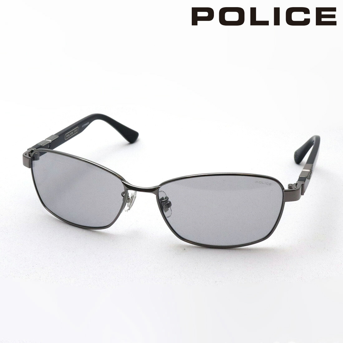 プレミア生産終了モデル ポリス サングラス 正規販売店 POLICE SPLG36J 568N ORIGINS TITANIUM チタニウム アクティブ シルバー系 メンズ｜グラスマニア -Tokyo Aoyama-
