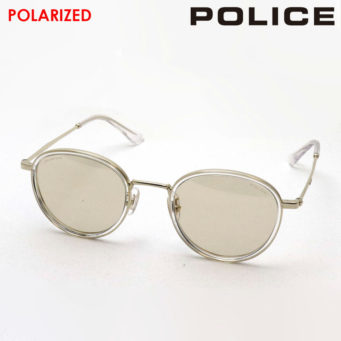 ☆【国内正規品・新品】POLICE ポリス　偏光サングラス　M37J-300P 楽天市場】POLICE (ポリス) 偏光 サングラス SPLM37J 300P