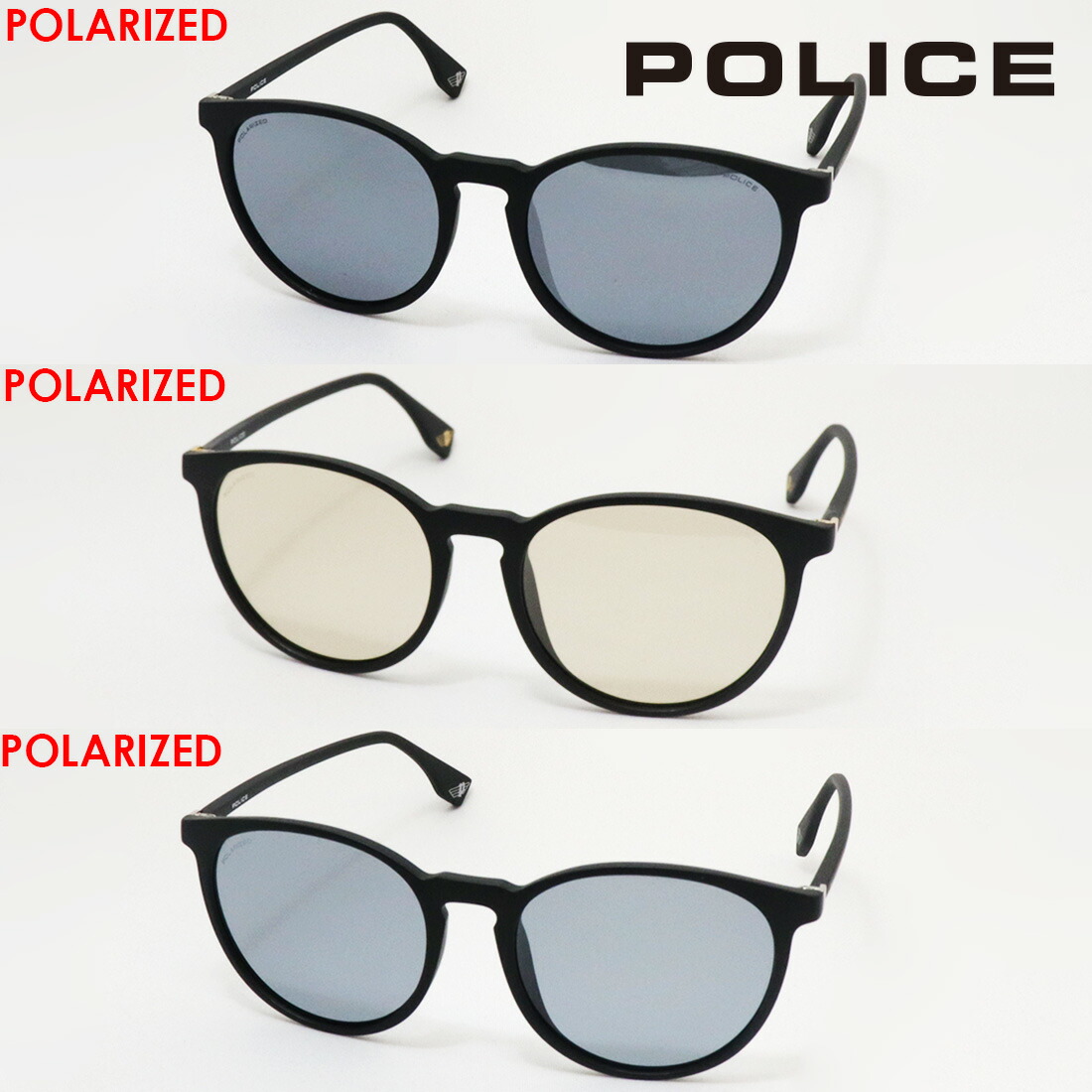 ポリス POLICE SPLC67J C.715P HOT 偏光サングラス - メルカリ