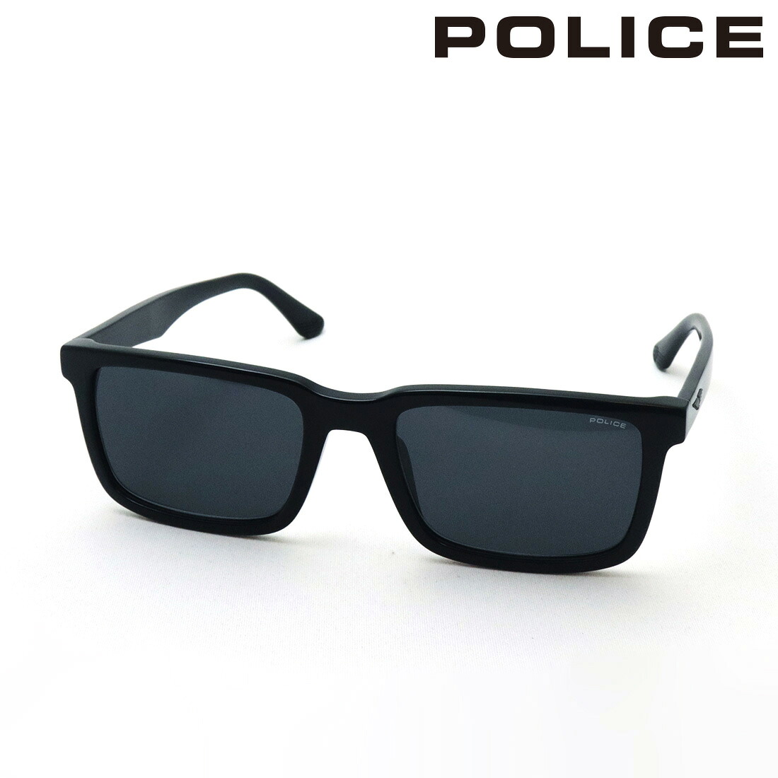 ポリス サングラス 正規販売店 POLICE SPLP21 0700 57 Origins Lite 30 ESSENTIALS メンズ スクエア ブラック系｜グラスマニア -Tokyo Aoyama-