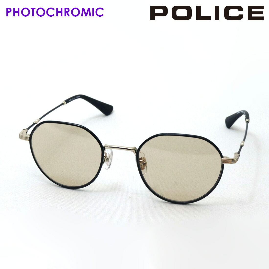 NewModel ポリス 調光 サングラス 正規販売店 POLICE SPLQ08J 300W 49 HIGHWAY ハイウェイ クラウンパント メンズ レディース メタル ブラック系｜グラスマニア -Tokyo Aoyama- 10,868円
