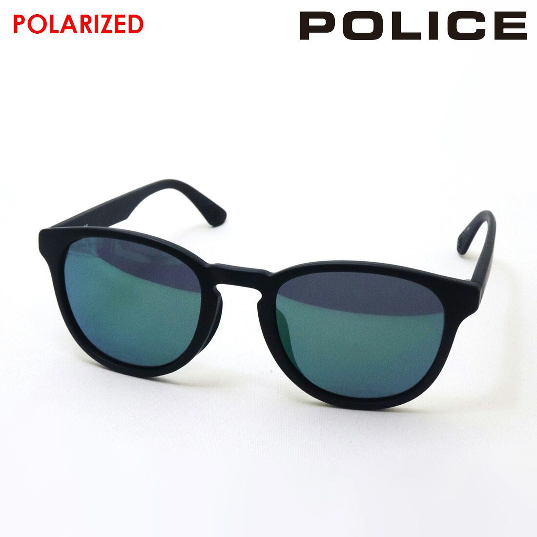 プレミア生産終了モデル ポリス 偏光 サングラス 正規販売店 POLICE SPLQ10J U28P 52 GAME ゲーム ボストン メンズ レディース ブラック系